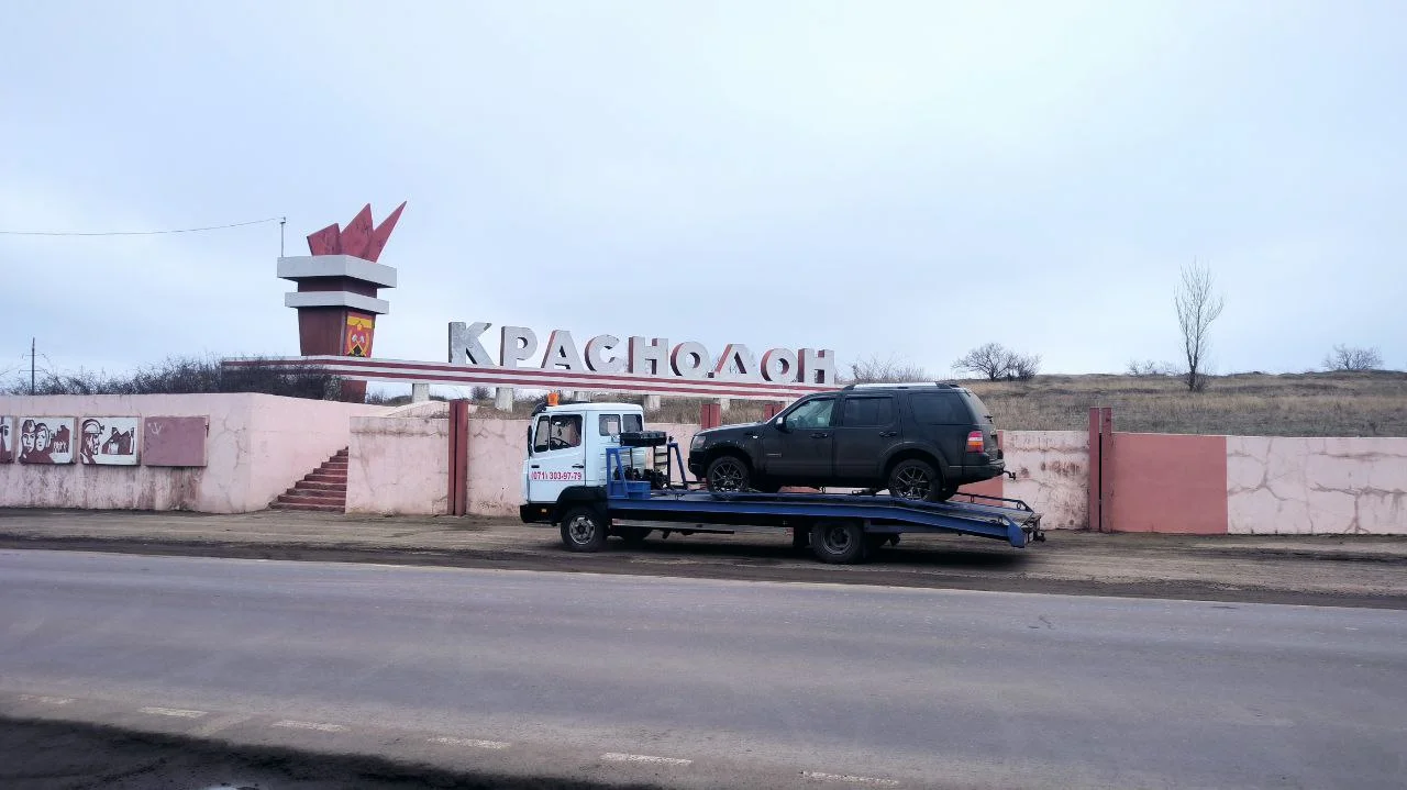 Работа эвакуатора по Донецку Макеевке Харцызску и ДНР